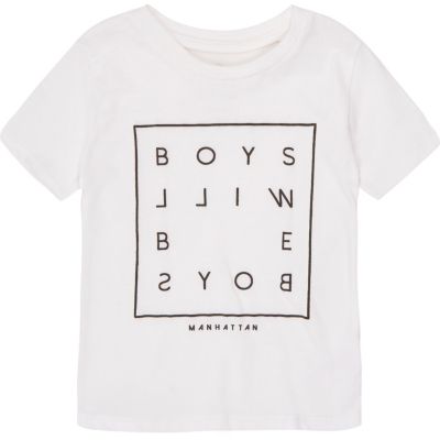 Mini boys printed t-shirt
